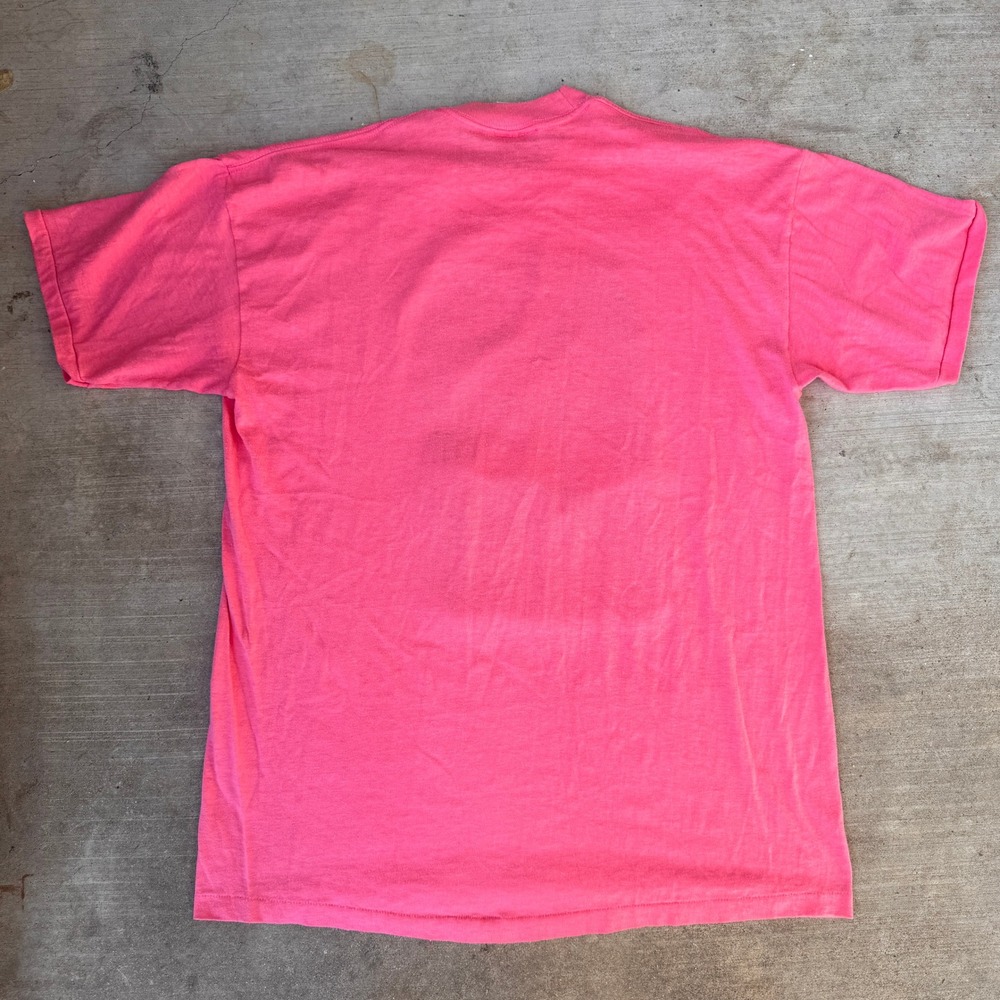 Vintage 80s Signal Wild Water Rapids Virginia Beach Pink Gorilla T-Shirt Mens XL - Picture 6 of 7